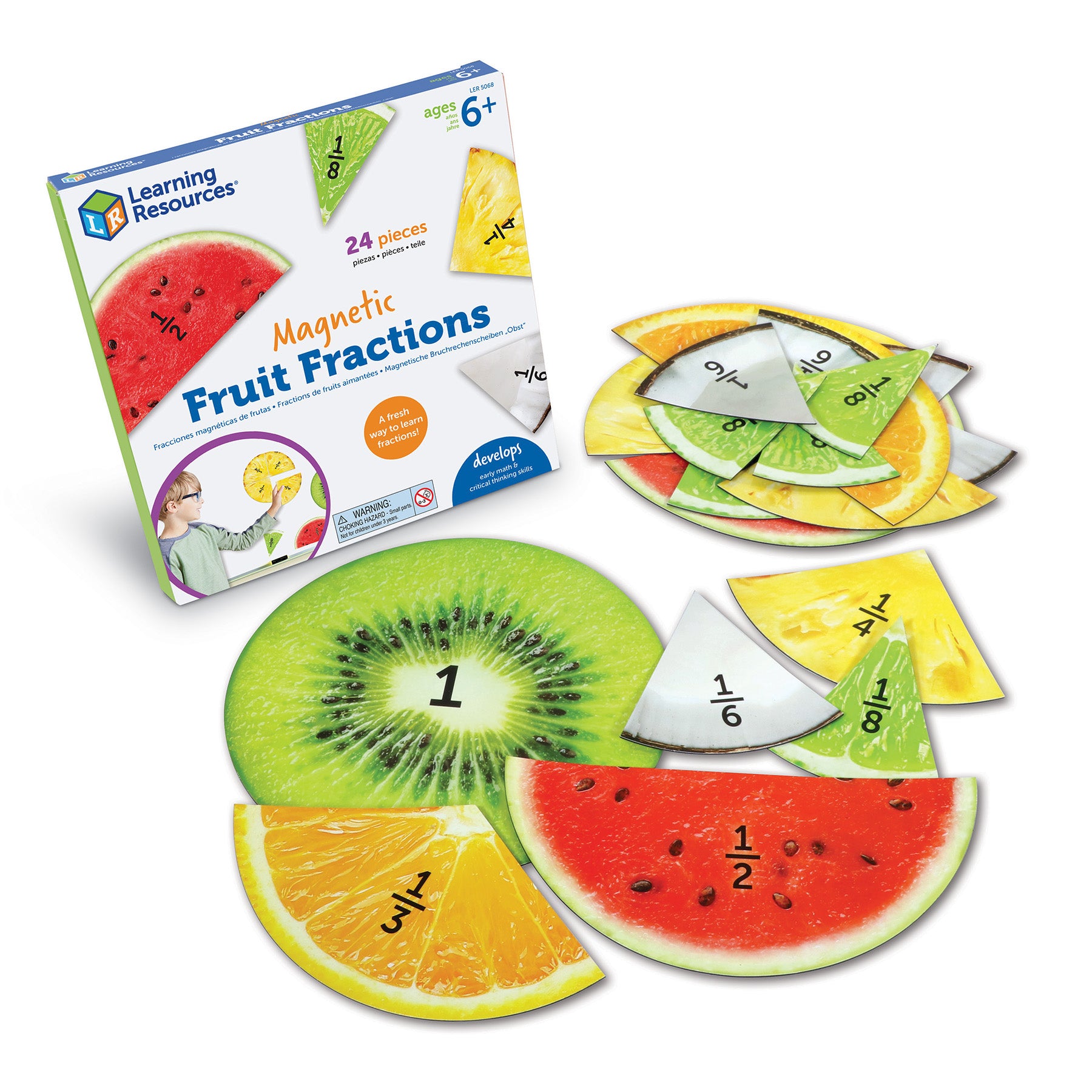 Magnetic Fruit Fractions - A1 School Supplies