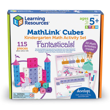 Mathlink® Cubes Kindergarten Math Activity Set: Fantasticals! - A1 School Supplies