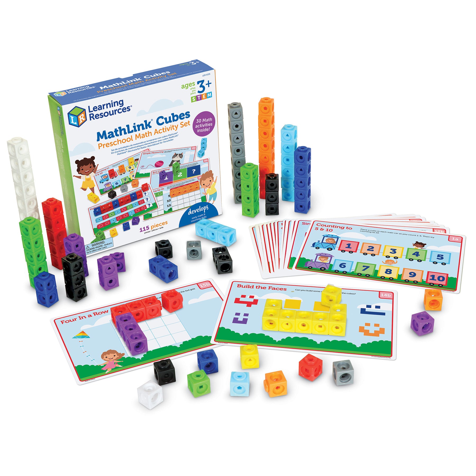 Mathlink® Cubes Preschool Math Activity Set - A1 School Supplies