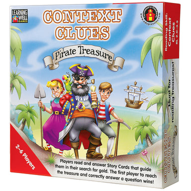 Context Clues—Pirate Treasure Game, Red Levels 2.0-3.5 - A1 School Supplies