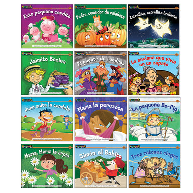 Rising Readers Leveled Books: Nursery Rhyme Tales Set 2, Spanish - A1 School Supplies