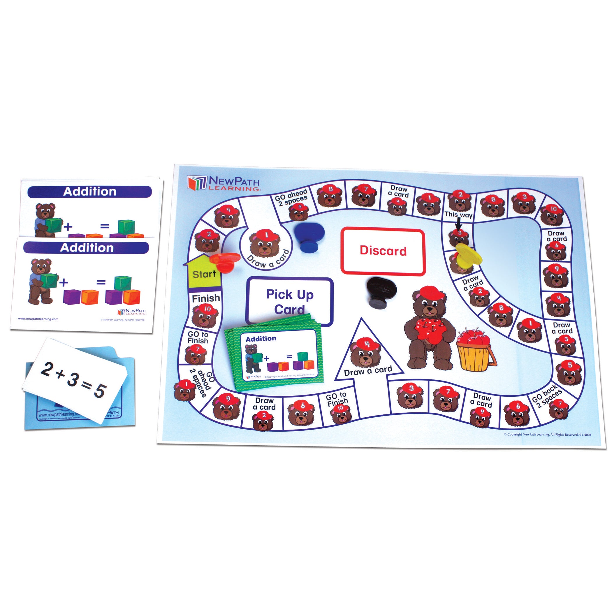 Number Operations - Addition Learning Center, Grades K-1 - A1 School Supplies