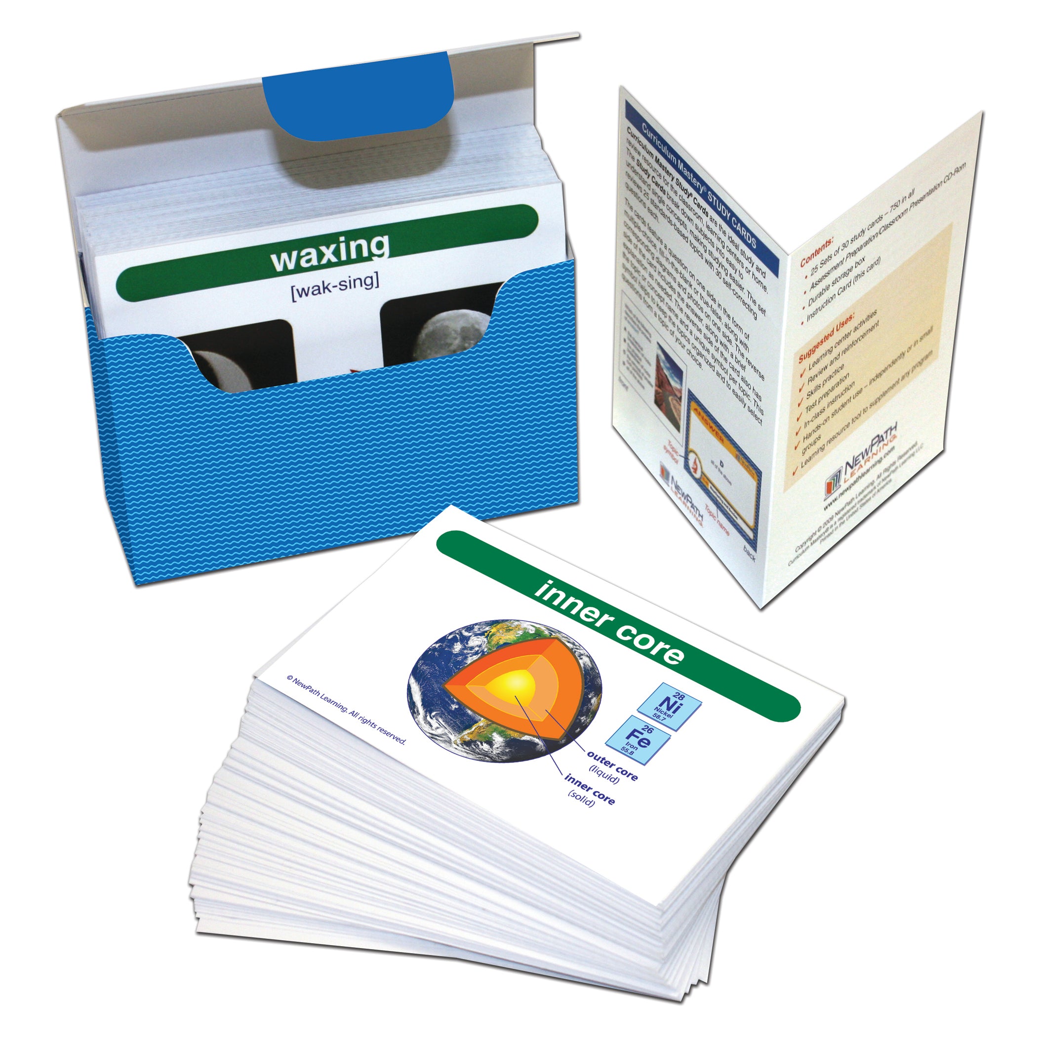 Earth Science Vocabulary Builder Flash Card Set, Middle School - A1 School Supplies