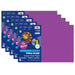 Construction Paper, Magenta, 12" x 18", 50 Sheets Per Pack, 5 Packs - A1 School Supplies