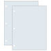 Graphing Paper, White, 2-sided, 1/4" Quadrille Ruled 8-1/2" x 11", 500 Sheets Per Pack, 2 Packs - A1 School Supplies