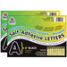 Self-Adhesive Letters, Black, Puffy Font, 2", 159 Characters Per Pack, 2 Packs - A1 School Supplies