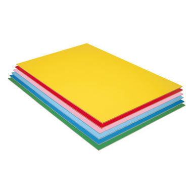 Foam Board, 6 Assorted Colors, Matte, 20" x 30", 12 Sheets - A1 School Supplies