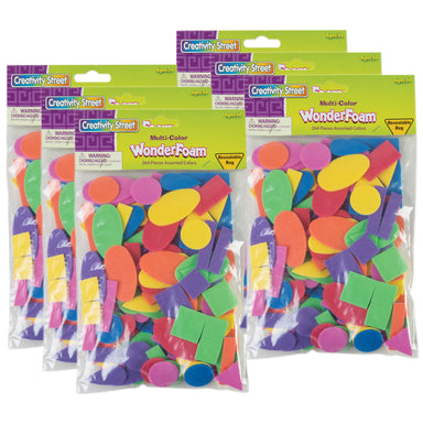 Shapes Assortment, Assorted Colors & Sizes, 264 Pieces - A1 School Supplies