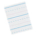 Sulphite Handwriting Paper, Dotted Midline, Grade 2, 1/2" x 1/4" x 1/4" Ruled Long, 10-1/2" x 8", , 500 Sheets Per Pack, 2 Packs - A1 School Supplies