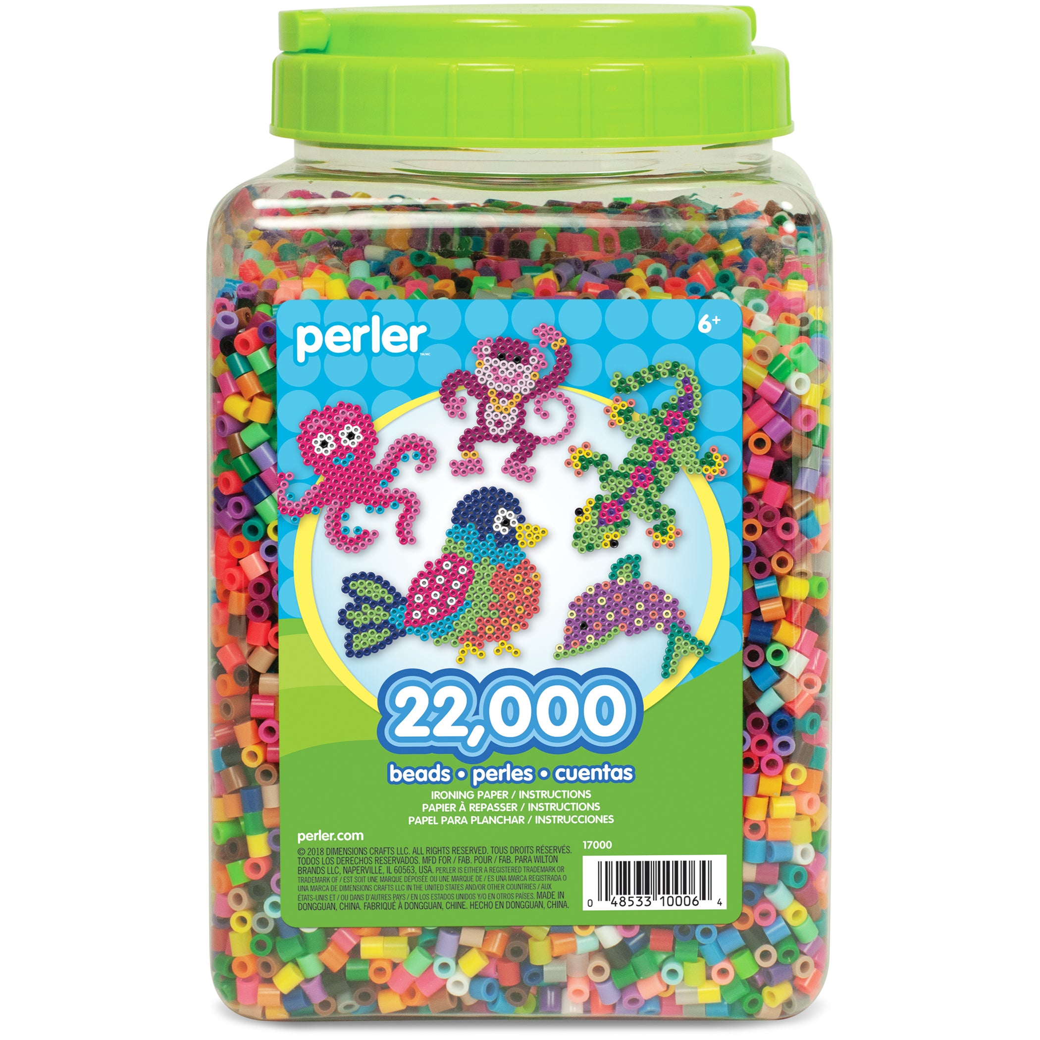 Multi-Mix Fuse Beads Jar, Pack of 22000 - A1 School Supplies