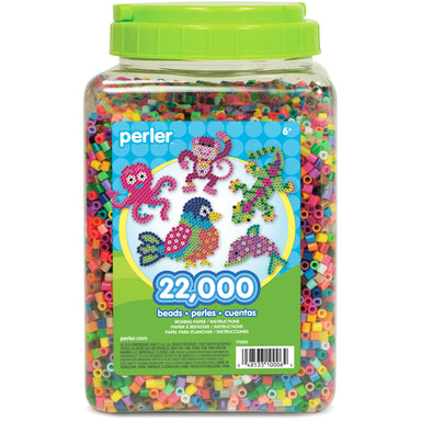 Multi-Mix Fuse Beads Jar, Pack of 22000 - A1 School Supplies