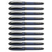 One Business Rollerball Pens, 0.6mm, Black, Pack of 10 - A1 School Supplies