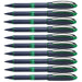 One Business Rollerball Pens, 0.6mm, Green, Pack of 10 - A1 School Supplies