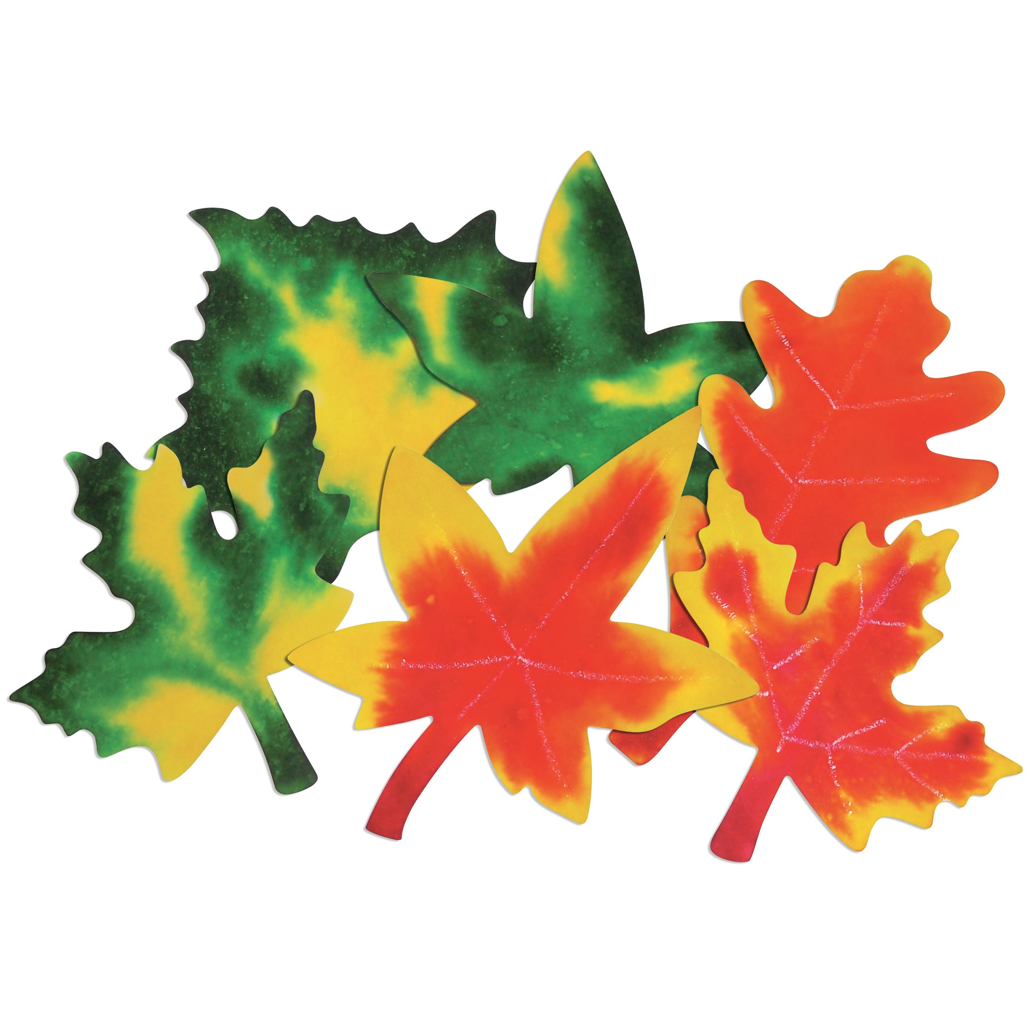 Color Diffusing Paper Leaves, 80 Per Pack, 3 Packs - A1 School Supplies