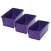 Stowaway® Tray no Lid, Purple, Pack of 3 - A1 School Supplies