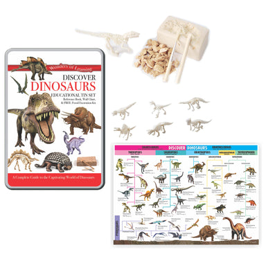 Wonders of Learning Tin Set, Discover Dinosaurs - A1 School Supplies