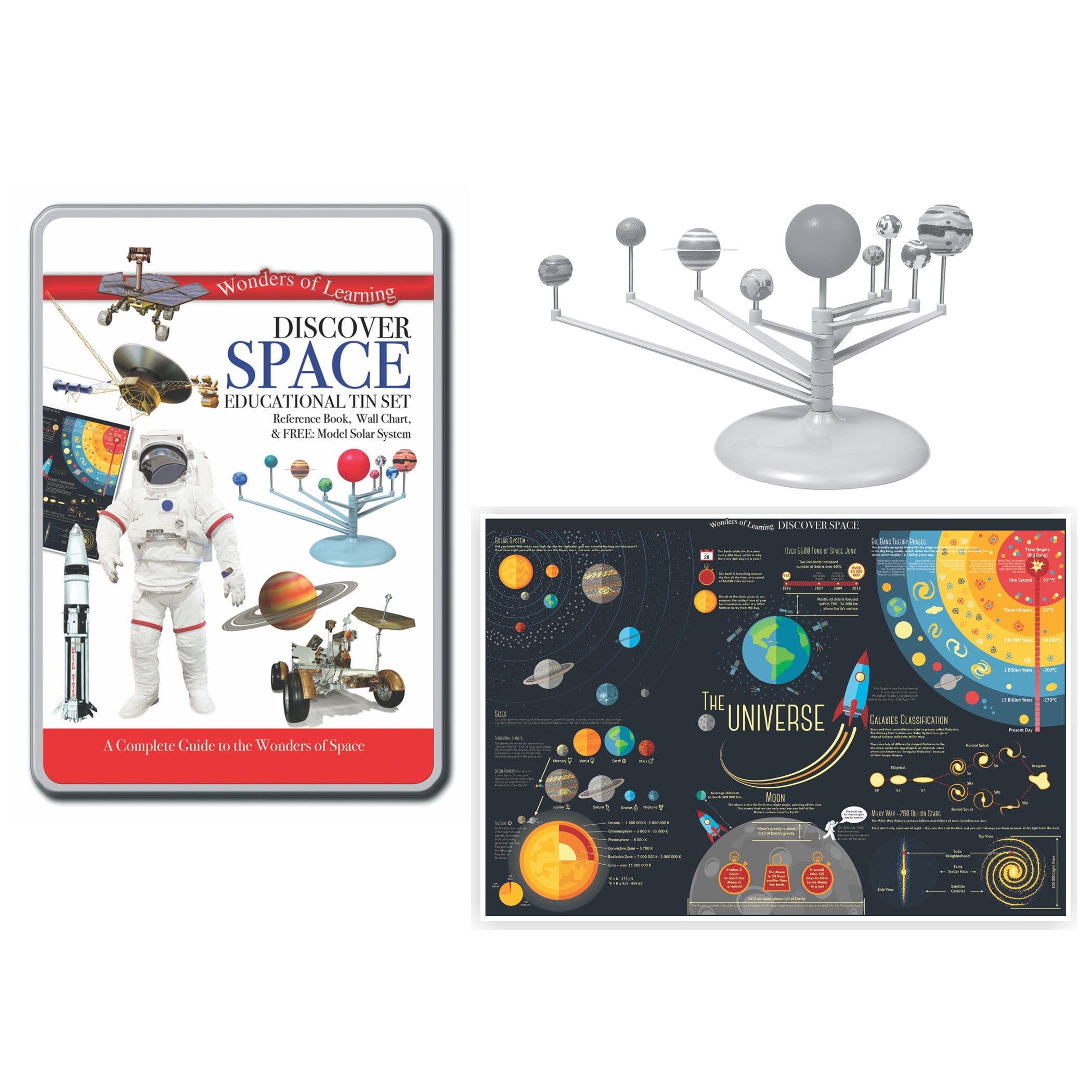 Wonders of Learning Tin Set, Discover Space - A1 School Supplies