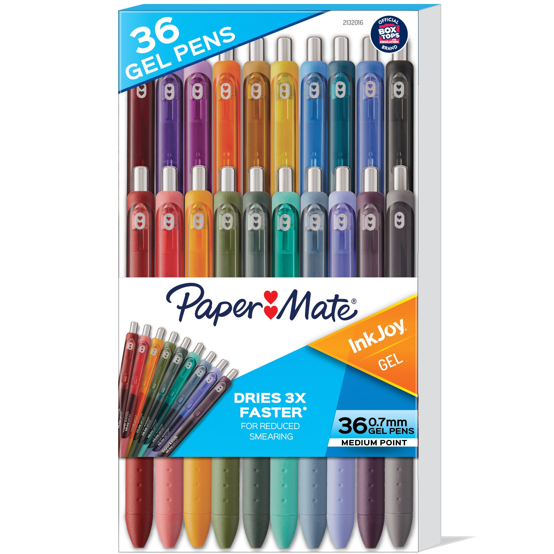 InkJoy Gel Pens, Medium Point (0.7 mm), Assorted, 36 Count - A1 School Supplies