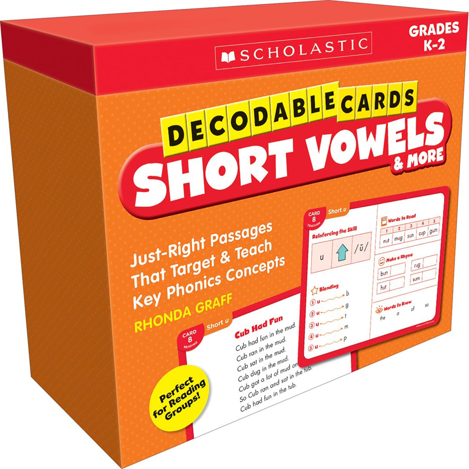 Decodable Cards: Short Vowels & More - A1 School Supplies