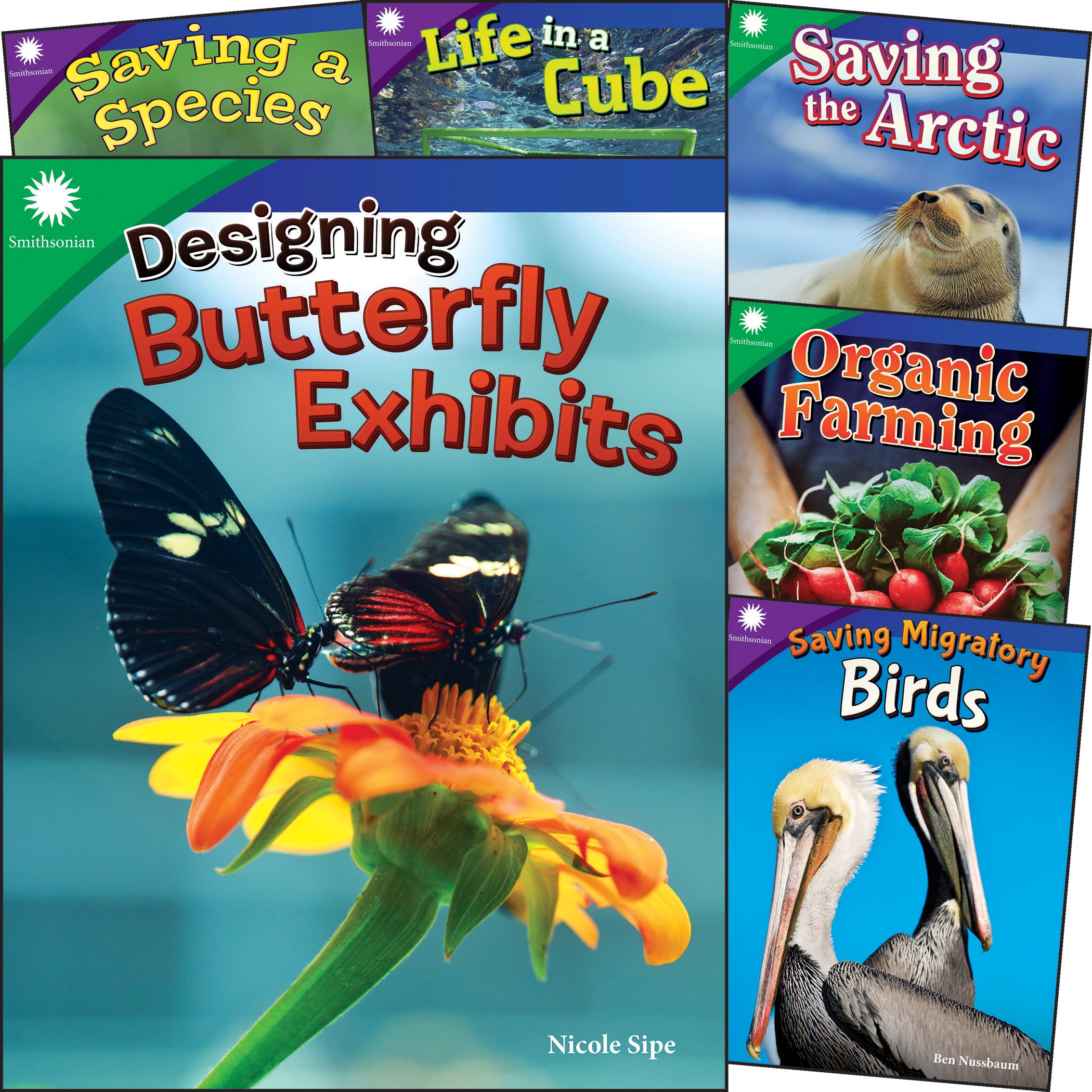 Smithsonian Informational Text: Animals & Ecosystems 6-Book Set, Grades 4-5 - A1 School Supplies