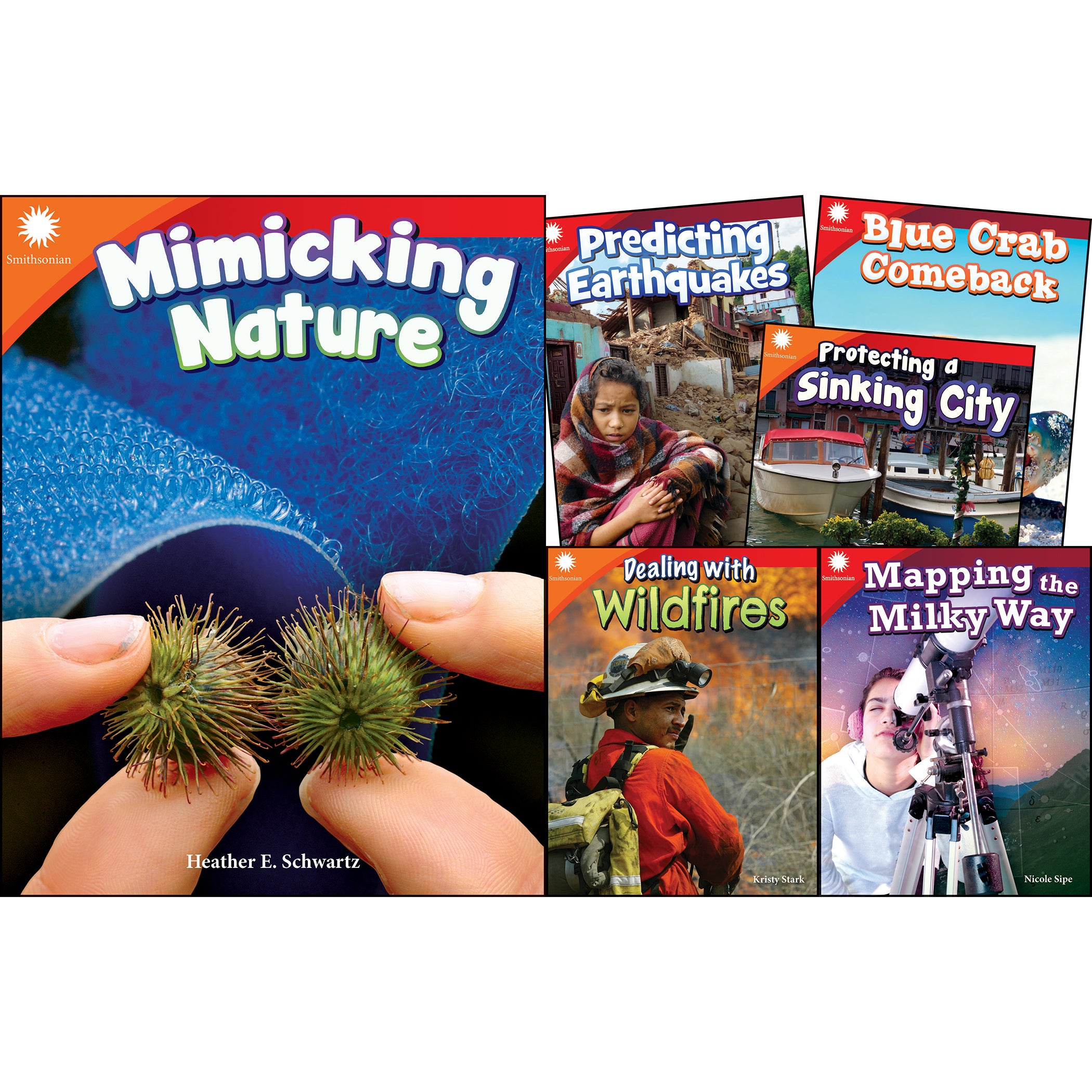 Smithsonian Informational Text: The Natural World, 6-Book Set, Grades 2-3 - A1 School Supplies