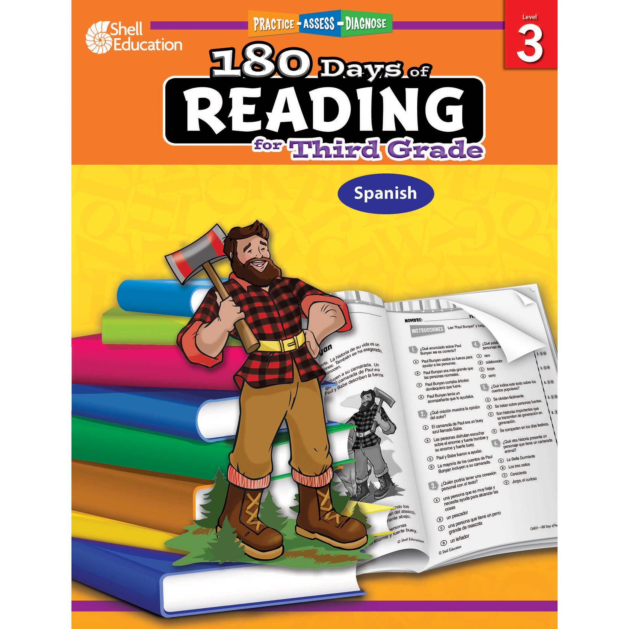 180 Days of Reading for Third Grade (Spanish) - A1 School Supplies