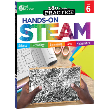 180 Days of Practice: Hands-On STEAM, Grade 6 - A1 School Supplies