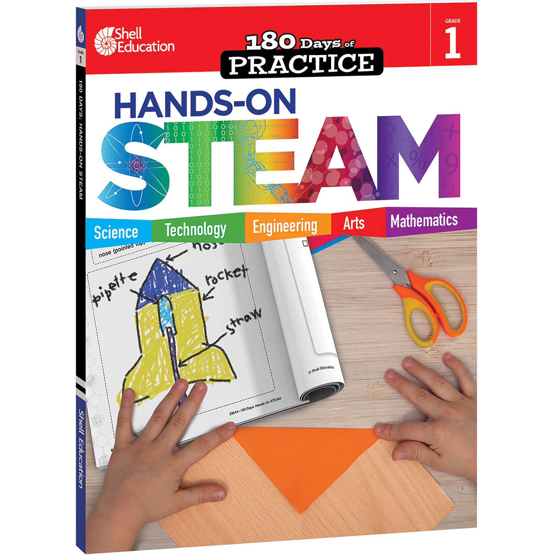 180 Days: Hands-On STEAM, Grade 1 - A1 School Supplies