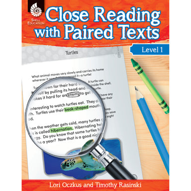 Close Reading with Paired Texts Level 1 - A1 School Supplies