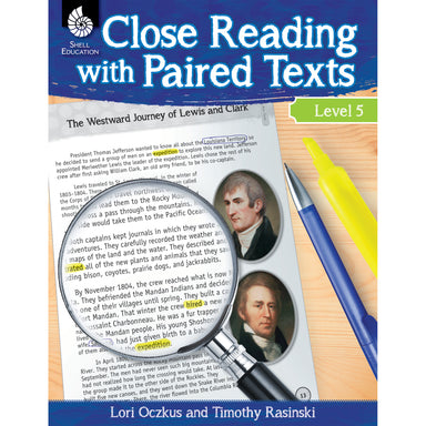 Close Reading with Paired Texts Level 5 - A1 School Supplies