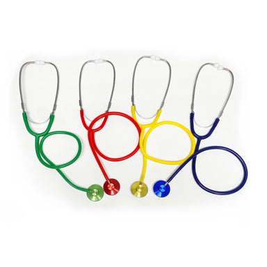 Stethoscopes, Assorted Colors, Pack of 4 - A1 School Supplies