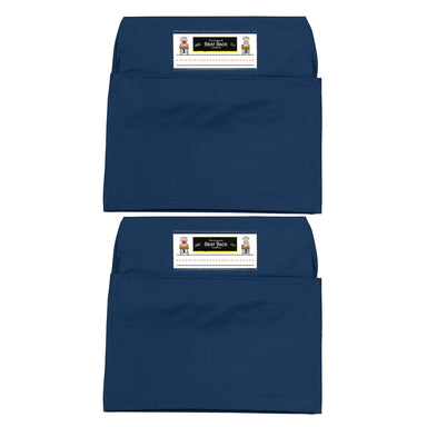 Seat Sack, Large, 17 inch, Chair Pocket, Blue, Pack of 2 - A1 School Supplies