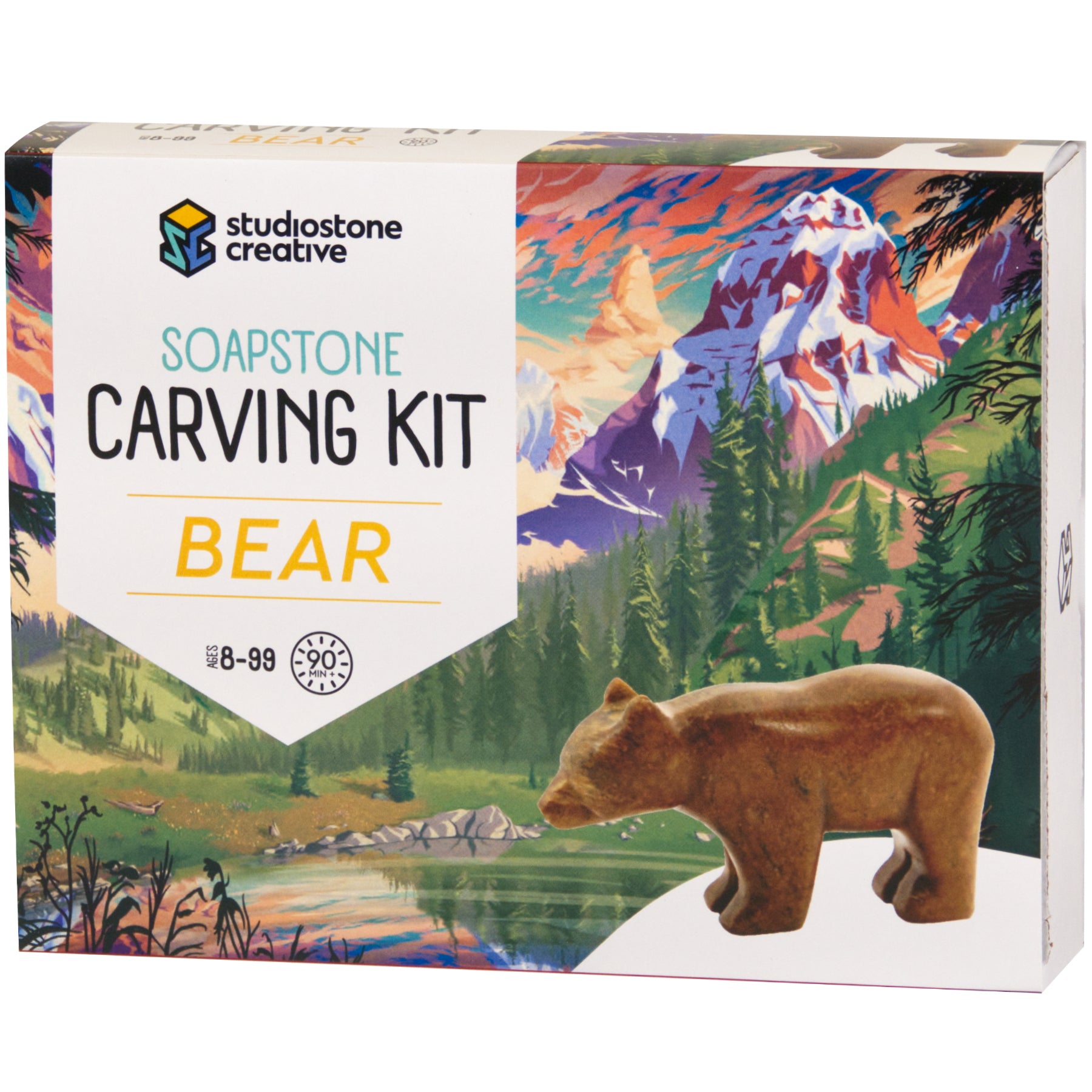 Bear Soapstone Carving Kit