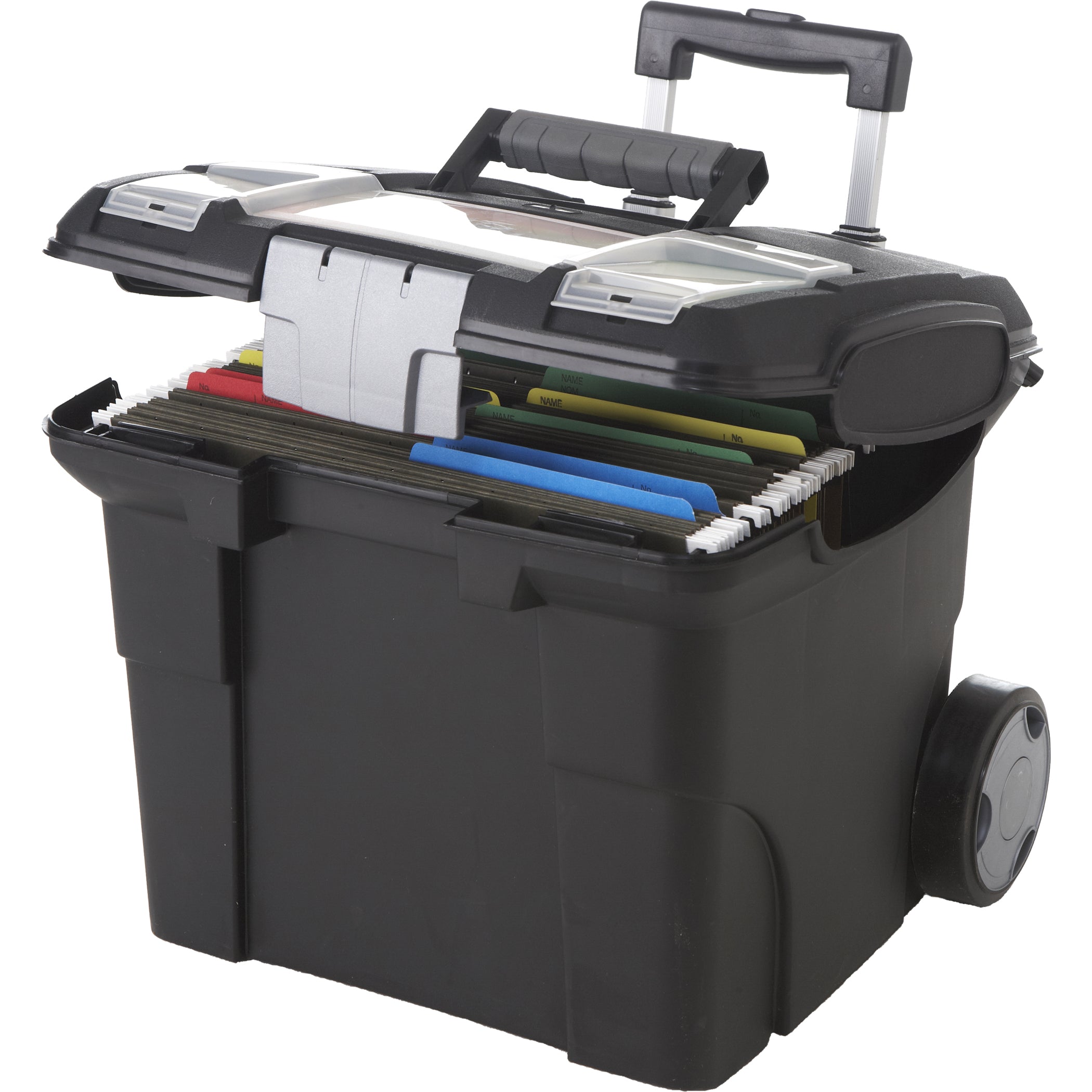 Portable File Box on Wheels - A1 School Supplies