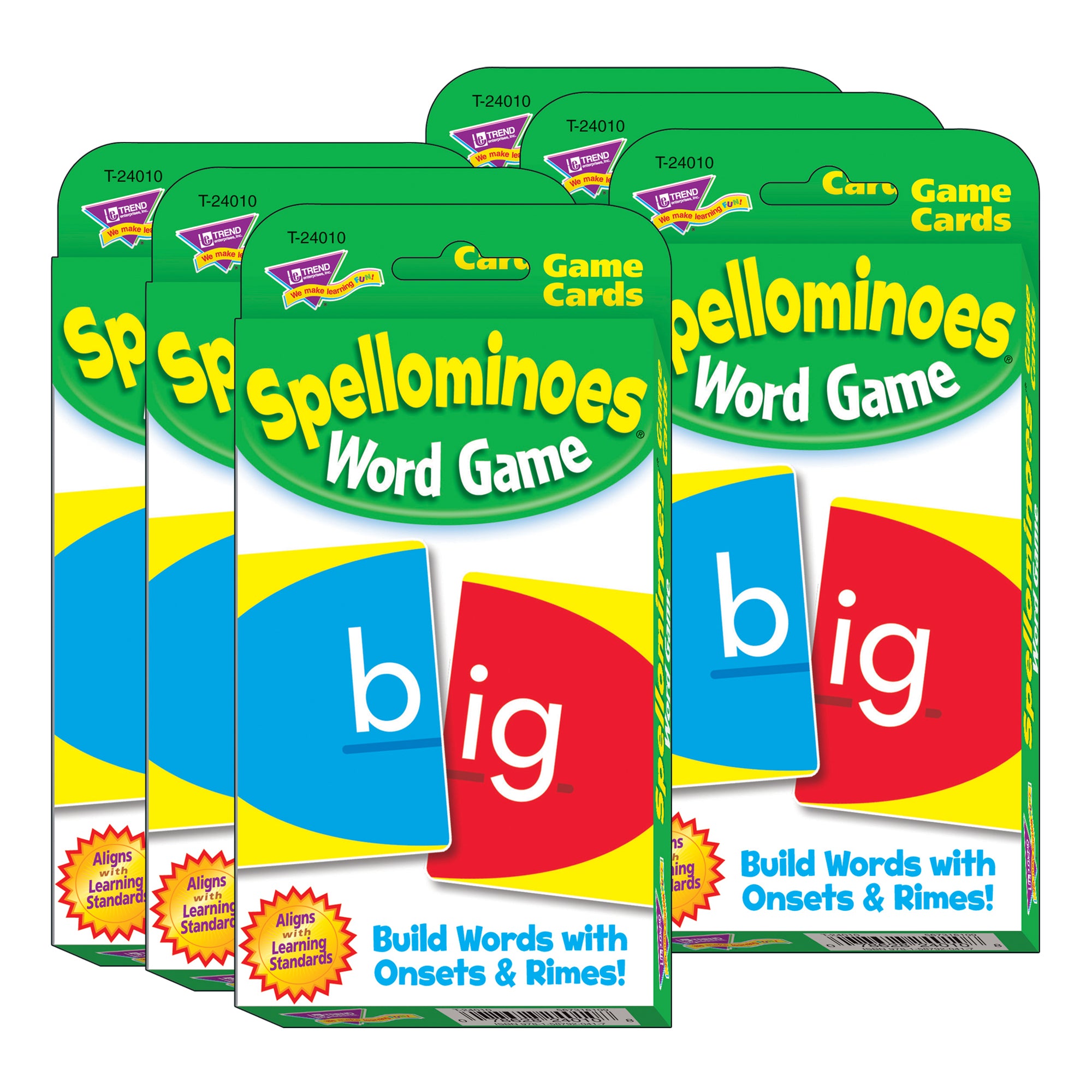 Spellominoes® Challenge Cards®, 6 Sets