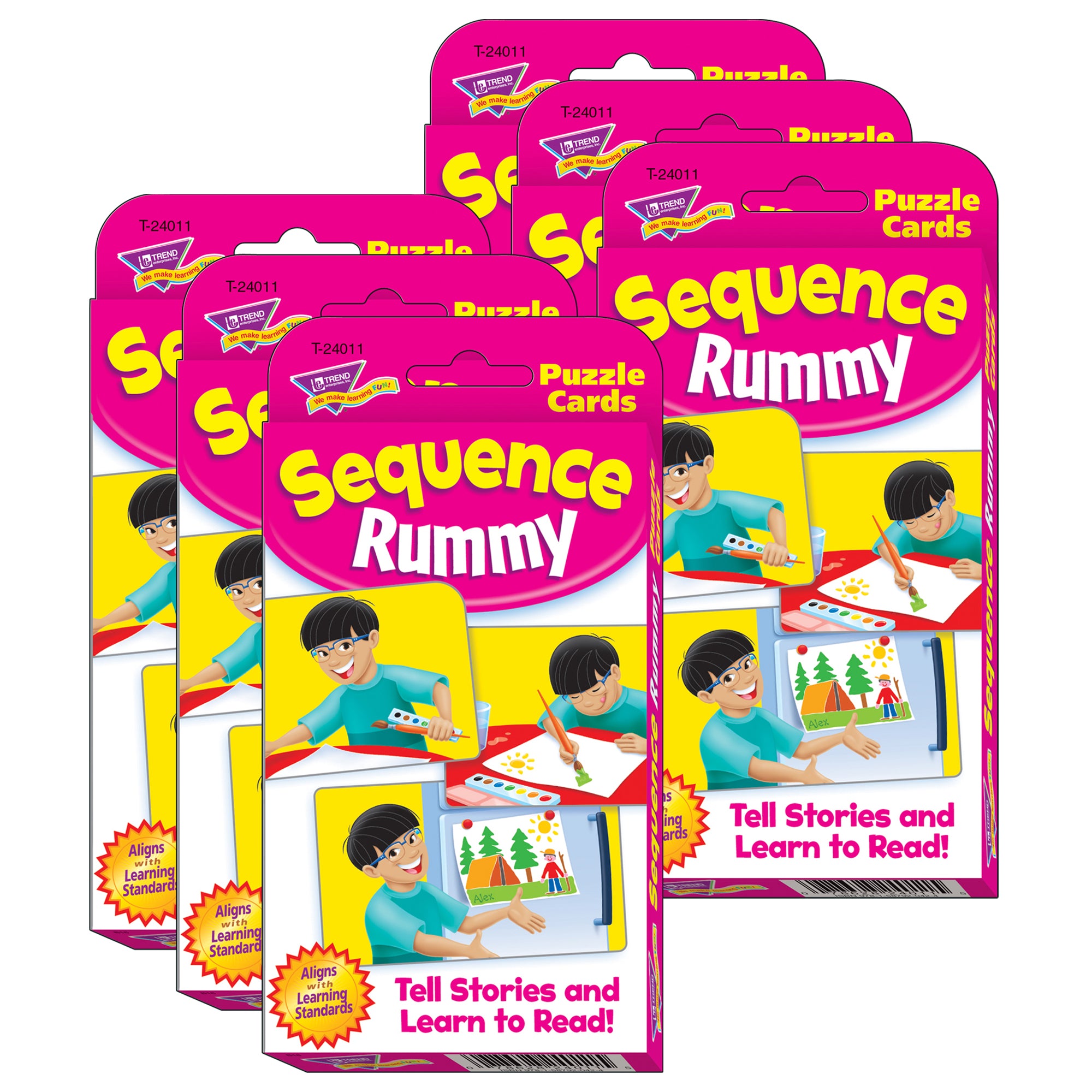 Sequence Rummy Challenge Cards®, 6 Sets