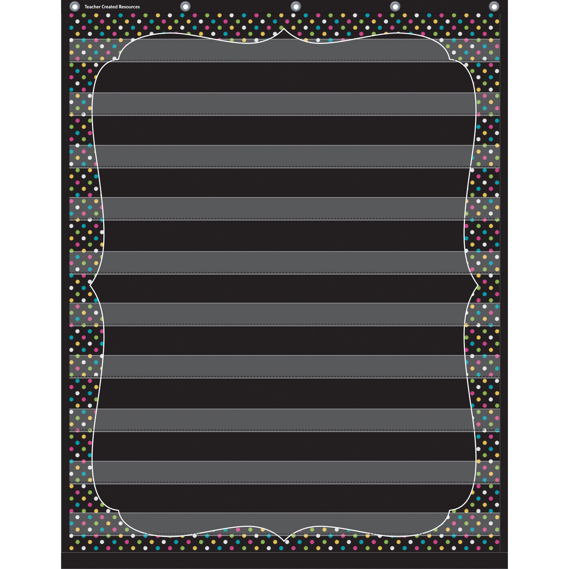 Chalkboard Brights 10 Pocket Chart