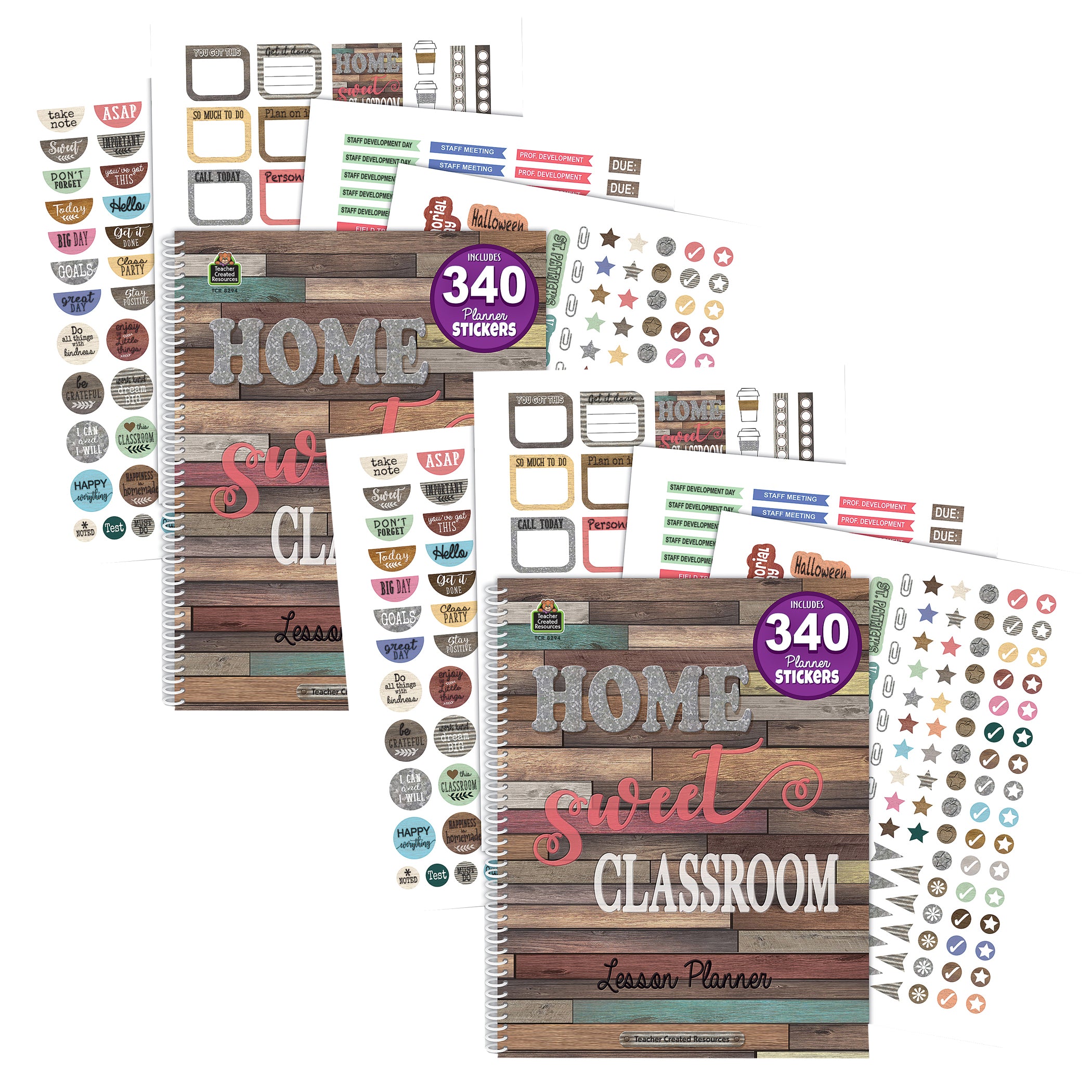 Home Sweet Classroom Lesson Planner, Pack of 2