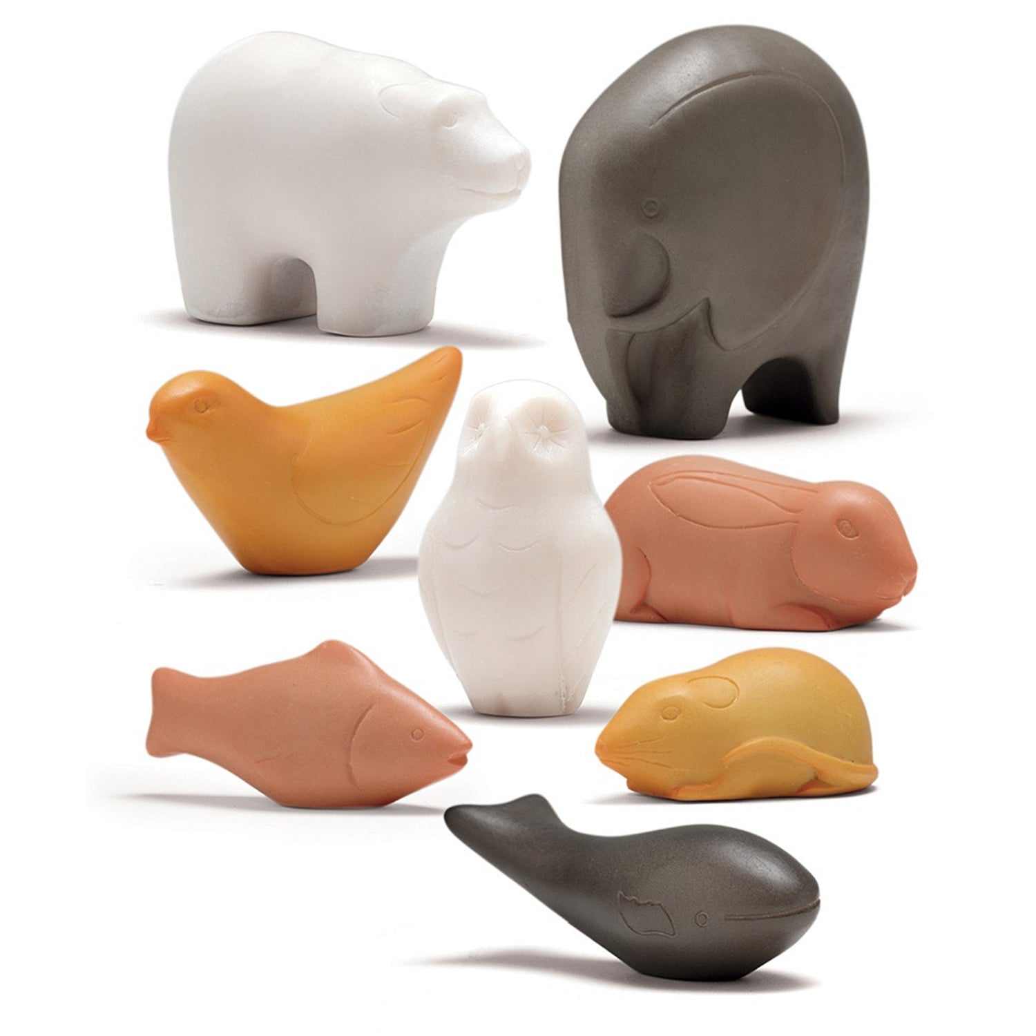 Sensory Play Animal Stone, Pack of 8