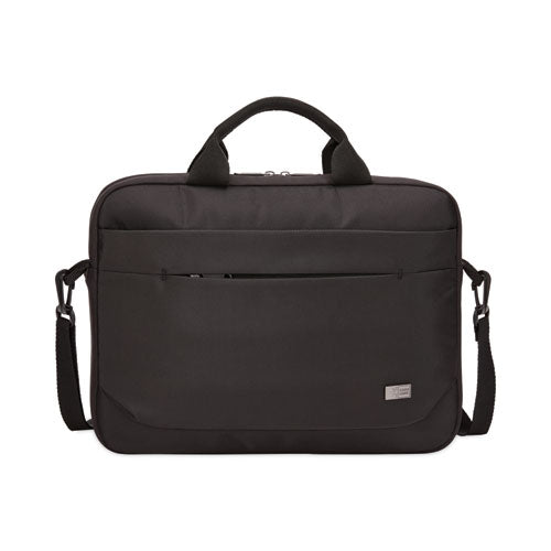 Advantage Laptop Attache, Fits Devices Up To 11.6", Polyester, 11.8 X 2.2 X 10.2, Black