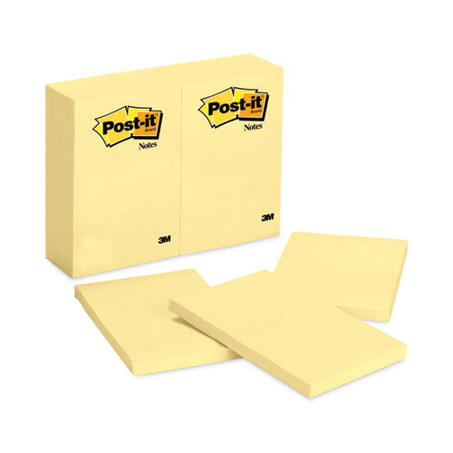 Original Pads In Canary Yellow, 4" X 6", 100 Sheets/pad, 12 Pads/pack