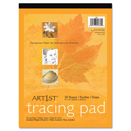 Art1st Parchment Tracing Paper, 16 Lb, 9 X 12, White, 50/pack