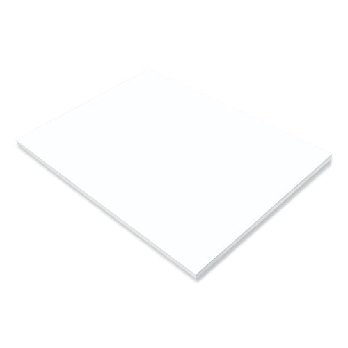 Sunworks Construction Paper, 50 Lb Text Weight, 18 X 24, Bright White, 50/pack