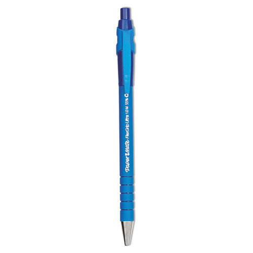 Flexgrip Ultra Ballpoint Pen, Retractable, Medium 1 Mm, Blue Ink, Blue Barrel, Dozen