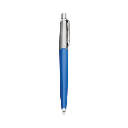 Jotter Ballpoint Pen, Retractable, Medium 0.7 Mm, Blue Ink, Blue Barrel