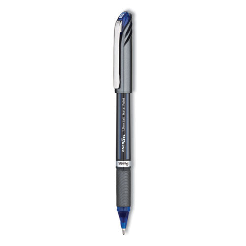 Energel Nv Gel Pen, Stick, Bold 1 Mm, Blue Ink, Blue Barrel, Dozen