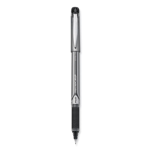 Precise Grip Roller Ball Pen, Stick, Extra-fine 0.5 Mm, Black Ink, Black Barrel