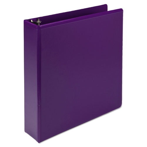 Earth™s Choice Plant-based Durable Fashion View Binder, 3 Rings, 2" Capacity, 11 X 8.5, Purple, 2/pack