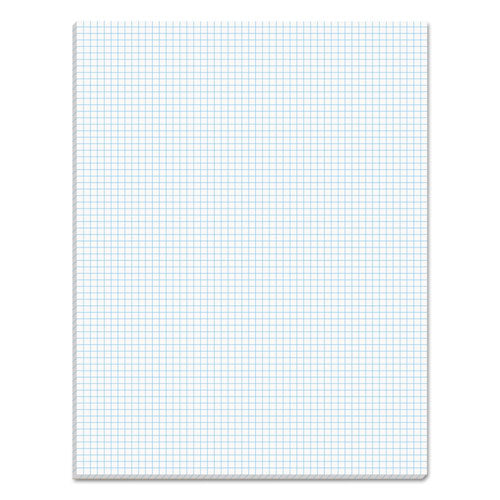 Quadrille Pads, Quadrille Rule (6 Sq/in), 50 White 8.5 X 11 Sheets