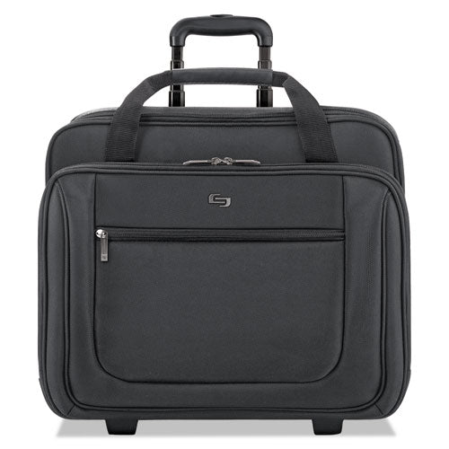 Classic Rolling Case, Fits Devices Up To 17.3", Polyester, 17.5 X 9 X 14, Black